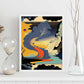 Nacnic Abstract Surreal Ukiyo 25. estampados de arte estético de pared para el diseño de dormitorio o sala de estar.-Artwork-Nacnic-Nacnic Estudio SL