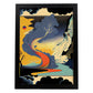 Nacnic Abstract Surreal Ukiyo 25. estampados de arte estético de pared para el diseño de dormitorio o sala de estar.-Artwork-Nacnic-A4-Sin marco-Nacnic Estudio SL