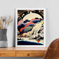 Nacnic Abstract Surreal Ukiyo 26. estampados de arte estético de pared para el diseño de dormitorio o sala de estar.-Artwork-Nacnic-Nacnic Estudio SL