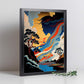 Nacnic Abstract Surreal Ukiyo 27. estampados de arte estético de pared para el diseño de dormitorio o sala de estar.-Artwork-Nacnic-Nacnic Estudio SL