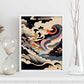 Nacnic Abstract Surreal Ukiyo 28. estampados de arte estético de pared para el diseño de dormitorio o sala de estar.-Artwork-Nacnic-Nacnic Estudio SL