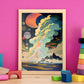 Nacnic Abstract Surreal Ukiyo 33. Impresiones de arte estético de pared para el diseño de dormitorio o sala de estar.-Artwork-Nacnic-Nacnic Estudio SL
