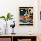 Nacnic Abstract Surreal Ukiyo 34. Impresiones de arte de pared estética para el diseño de dormitorio o sala de estar.-Artwork-Nacnic-Nacnic Estudio SL