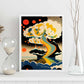 Nacnic Abstract Surreal Ukiyo 35. Impresiones de arte de pared estética para el diseño de dormitorio o sala de estar.-Artwork-Nacnic-Nacnic Estudio SL