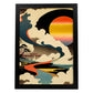Nacnic Abstract Surreal Ukiyo 7. estampados de arte estético de pared para el diseño de dormitorio o sala de estar.-Artwork-Nacnic-A4-Sin marco-Nacnic Estudio SL