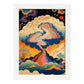 Nacnic altamente detallado geométrico psicodélico ukiyo 10. estampados de arte estético de pared para el diseño de dormitorio o sala de estar.-Artwork-Nacnic-A4-Marco Blanco-Nacnic Estudio SL