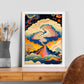 Nacnic altamente detallado geométrico psicodélico ukiyo 10. estampados de arte estético de pared para el diseño de dormitorio o sala de estar.-Artwork-Nacnic-Nacnic Estudio SL