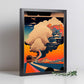 Nacnic altamente detallado geométrico psicodélico ukiyo 3. estampados de arte estético de pared para el diseño de dormitorio o sala de estar.-Artwork-Nacnic-Nacnic Estudio SL