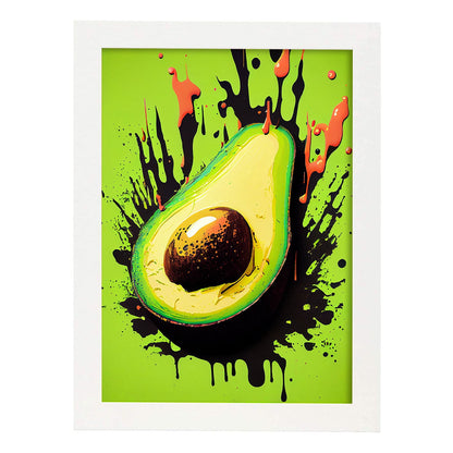 Lámina Pop Art de Aguacate Nacnic