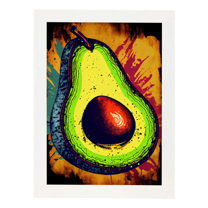 Láminas Nacnic Pop Art de Aguacate_2 en Español