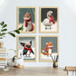Nacnic Baby Bat Fox Squirrel Swan Animales. Estampados de arte de pared estético para el diseño de dormitorio o sala de estar-Artwork-Nacnic-Nacnic Estudio SL