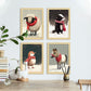 Nacnic Baby Duck Horse Sheep Skunk. Estampados de arte de pared estético para el diseño de dormitorio o sala de estar-Artwork-Nacnic-Nacnic Estudio SL
