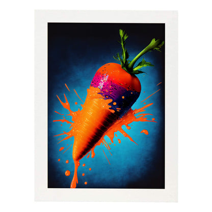 Nacnic Laminas de Arte Pop Zanahoria