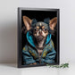 Nacnic Chihuahua se vistió con ropa humana. Estampados de arte de pared estético para el diseño de dormitorio o sala de estar.-Artwork-Nacnic-Nacnic Estudio SL