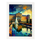 Nacnic El palacio de Versalles Versalles Francia Pintura al óleo. Estampados de arte de pared estético para el diseño de dormitorio o sala de estar.-Artwork-Nacnic-A4-Marco Blanco-Nacnic Estudio SL