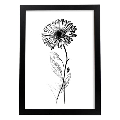 Nacnic Láminas de Arte Minimalista Gerbera_2