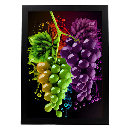 Nacnic Laminas Pop Art de Uvas