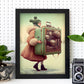 Nacnic hay infinitas posibilidades vintage extrañas 116. estampados de arte de pared estético para el diseño de dormitorio o sala de estar.-Artwork-Nacnic-Nacnic Estudio SL