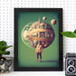 Nacnic hay infinitas posibilidades vintage extrañas 155. estampados de arte estético de pared para el diseño de dormitorio o sala de estar.-Artwork-Nacnic-Nacnic Estudio SL