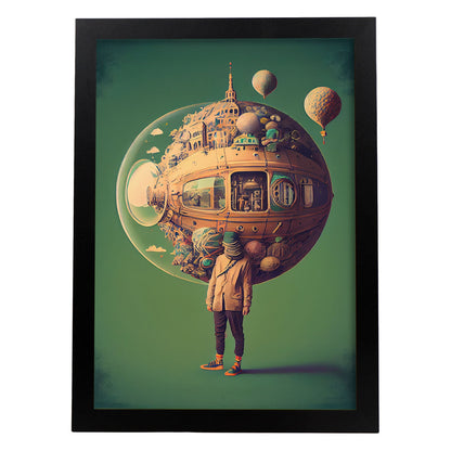 Nacnic hay infinitas posibilidades vintage extrañas 155. estampados de arte estético de pared para el diseño de dormitorio o sala de estar.-Artwork-Nacnic-A4-Sin marco-Nacnic Estudio SL