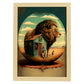 Nacnic hay infinitas posibilidades vintage extrañas 191. estampados de arte de pared estético para el diseño de dormitorio o sala de estar.-Artwork-Nacnic-A4-Marco Madera clara-Nacnic Estudio SL