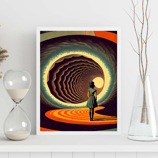 Nacnic hay infinitas posibilidades vintage extrañas 222. estampados de arte estético de pared para el diseño de dormitorio o sala de estar.-Artwork-Nacnic-Nacnic Estudio SL