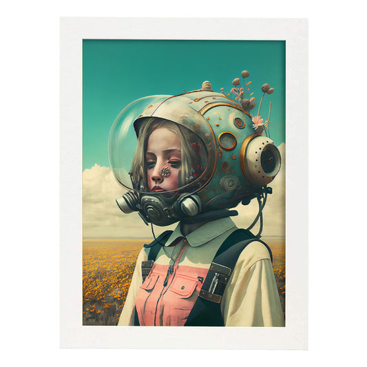 Nacnic hay infinitas posibilidades vintage extrañas 234. estampados de arte de pared estético para el diseño de dormitorio o sala de estar.-Artwork-Nacnic-A4-Marco Blanco-Nacnic Estudio SL