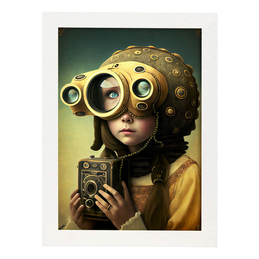 Nacnic hay infinitas posibilidades vintage extrañas 236. estampados de arte de pared estético para el diseño de dormitorio o sala de estar.-Artwork-Nacnic-A4-Marco Blanco-Nacnic Estudio SL