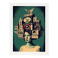 Nacnic hay infinitas posibilidades vintage extrañas 23. estampados de arte estético de pared para el diseño de dormitorio o sala de estar.-Artwork-Nacnic-A4-Marco Blanco-Nacnic Estudio SL