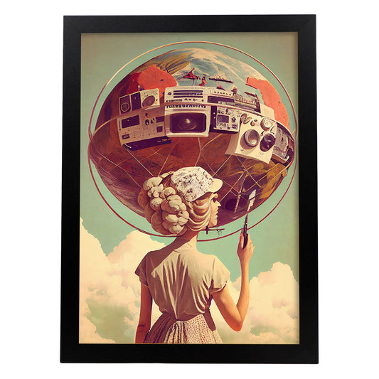 Nacnic hay infinitas posibilidades vintage extrañas 44. estampados de arte de pared estético para el diseño de dormitorio o sala de estar.-Artwork-Nacnic-A4-Sin marco-Nacnic Estudio SL