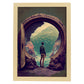 Nacnic hay infinitas posibilidades vintage extrañas 8. estampados de arte estético de pared para el diseño de dormitorio o sala de estar.-Artwork-Nacnic-A4-Marco Madera clara-Nacnic Estudio SL