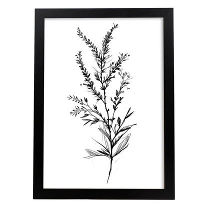 Nacnic Lámina Minimalista de Arte Líneo Heather_3