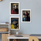 Nacnic Human Animal Badger Bison Chartreux. Estampados de arte de pared estético para el diseño de dormitorio o sala de estar-Artwork-Nacnic-Nacnic Estudio SL