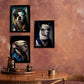 Nacnic Human Animal Bulldog Llama Rabit. Estampados de arte de pared estético para el diseño de dormitorio o sala de estar-Artwork-Nacnic-Nacnic Estudio SL