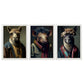 Nacnic Human Animal Camel Llama Wild Boar. Estampados de arte de pared estético para el diseño de dormitorio o sala de estar-Artwork-Nacnic-A4-Marco Blanco-Nacnic Estudio SL