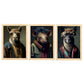 Nacnic Human Animal Camel Llama Wild Boar. Estampados de arte de pared estético para el diseño de dormitorio o sala de estar-Artwork-Nacnic-A4-Marco Madera clara-Nacnic Estudio SL