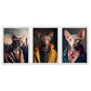 Nacnic Human Animal Cat Colorpoint Peterblad. Estampados de arte de pared estético para el diseño de dormitorio o sala de estar-Artwork-Nacnic-A4-Marco Blanco-Nacnic Estudio SL