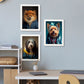Nacnic Human Animal Cat Finlandia Terrier Collie. Estampados de arte de pared estético para el diseño de dormitorio o sala de estar-Artwork-Nacnic-Nacnic Estudio SL