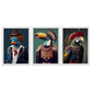 Nacnic Human Animal Duck Parrot Toucan. Estampados de arte de pared estético para el diseño de dormitorio o sala de estar-Artwork-Nacnic-A4-Marco Blanco-Nacnic Estudio SL