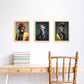 Nacnic Human Animal Girafe Llama Orangután. Estampados de arte de pared estético para el diseño de dormitorio o sala de estar-Artwork-Nacnic-Nacnic Estudio SL