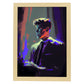 Nacnic John F. Kennedy Speaking Pixar Style Dynamic Figura.-Artwork-Nacnic-A3-Marco Madera clara-Nacnic Estudio SL
