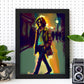 Nacnic John Lennon caminando por una dinami de estilo Pixar Sidewalk. Estampados de arte de pared estético para el diseño de dormitorio o sala de estar.-Artwork-Nacnic-Nacnic Estudio SL