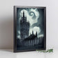 Nacnic Lámina Abadía de Westminster Decidido al estilo de T. Burton. Ilustraciones de monumentos, ciudades, paises inspiradas en arte gótico y oscuro. Diseño y Decoración de Interiores.-Artwork-Nacnic-Nacnic Estudio SL