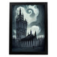 Nacnic Lámina Abadía de Westminster Decidido al estilo de T. Burton. Ilustraciones de monumentos, ciudades, paises inspiradas en arte gótico y oscuro. Diseño y Decoración de Interiores.-Artwork-Nacnic-A4-Sin marco-Nacnic Estudio SL