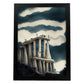 Nacnic Lámina Acrópolis de Atenas Generoso al estilo de T. Burton. Ilustraciones de monumentos, ciudades, paises inspiradas en arte gótico y oscuro. Diseño y Decoración de Interiores.-Artwork-Nacnic-A4-Sin marco-Nacnic Estudio SL