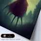 Nacnic Lámina Alce Creativo estilo T. Burton. Ilustraciones y pósters de animales inspirados en el arte gótico y oscuro de Burton. Diseño y Decoración de Interiores.-Artwork-Nacnic-Nacnic Estudio SL