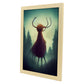 Nacnic Lámina Alce Creativo estilo T. Burton. Ilustraciones y pósters de animales inspirados en el arte gótico y oscuro de Burton. Diseño y Decoración de Interiores.-Artwork-Nacnic-Nacnic Estudio SL