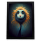 Nacnic Lámina Árbol léon Valiente estilo T. Burton. Ilustraciones y pósters de animales inspirados en el arte gótico y oscuro de Burton. Diseño y Decoración de Interiores.-Artwork-Nacnic-A4-Sin marco-Nacnic Estudio SL