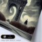 Nacnic Lámina Arco del triunfo Generoso al estilo de T. Burton. Ilustraciones de monumentos, ciudades, paises inspiradas en arte gótico y oscuro. Diseño y Decoración de Interiores.-Artwork-Nacnic-Nacnic Estudio SL