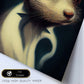 Nacnic Lámina Ardilla Compasivo estilo T. Burton. Ilustraciones y pósters de animales inspirados en el arte gótico y oscuro de Burton. Diseño y Decoración de Interiores.-Artwork-Nacnic-Nacnic Estudio SL